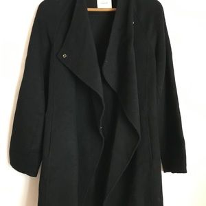 NWT Vince Sweaterback Wool Blend Drape Coat M